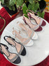 Rhinestone Decor Bridals Thick Heels